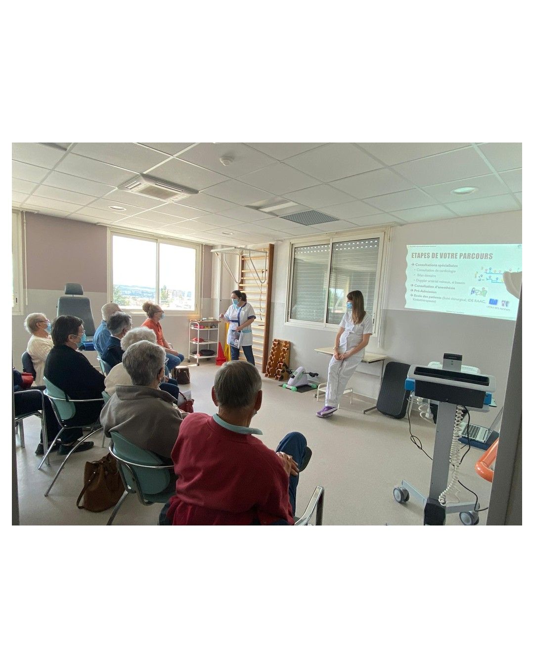 L'Orthocentre Montluçon, à l'Hôpital Privé Saint François, reconnu Centre GRACE en chirurgie de la hanche et du genou pour 2026 — séance école des patients (RAAC)