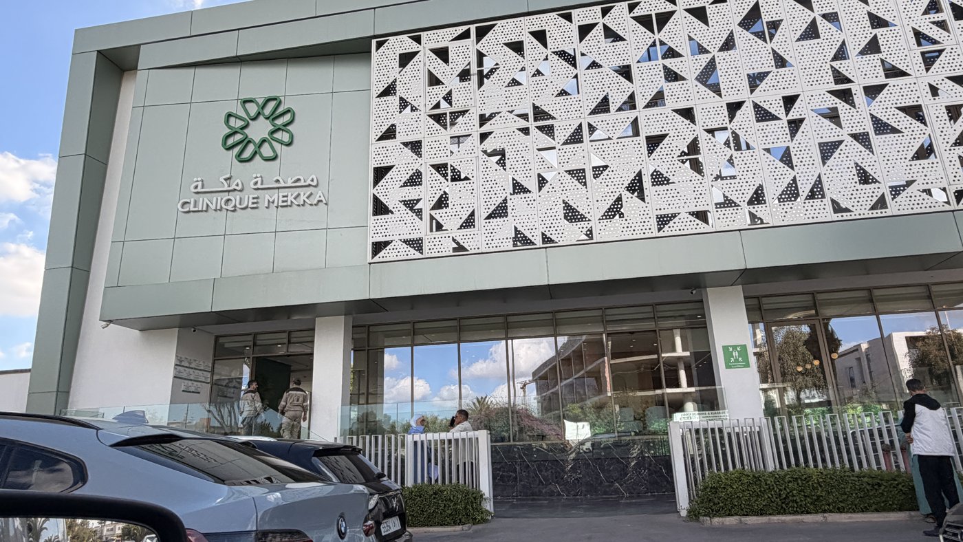 Clinique Mekka, Casablanca — visite du Dr Caumon au Maroc, mai 2026